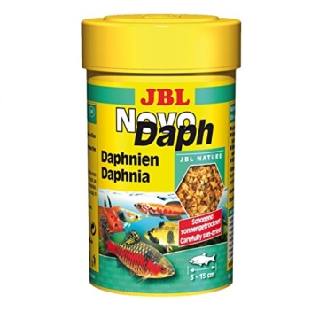JBL Leckerbissen für Aquarienfische, naturgetrocknete Wasserflöhe 100 ml, NovoDaph 30700 - 1